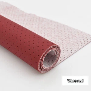 Vinyl Fabric Faux Leather Perforated Breathe for Car Interior Furniture Home DIY - Picture 1 of 37