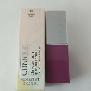 Clinique Clinique Pop Lip Colour + Primer 16 Grape Pop 0.13oz New In Box