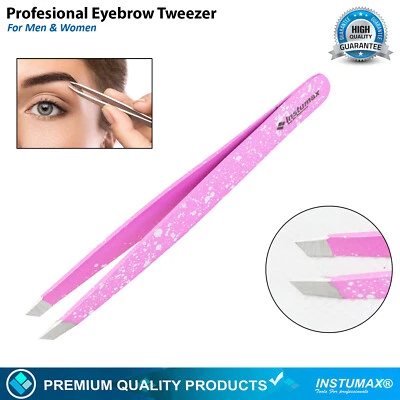 Slant Tip |Precision Hair Tweezer for Men & Women Professional Eyebrow Tweezers - Изображение 1 из 4