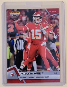Patrick Mahomes 2018 Panini Instant #76 1 de solo 64 28 TDs en los primeros 8 NFLstarts - Imagen 1 de 2