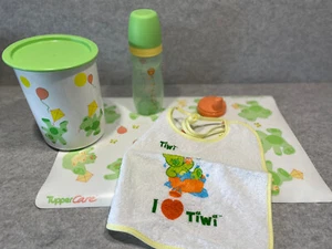 NEU * Tupperware Tiwi XXL SET Bingo Unterlage KinderTeller Besteck Babyflasche - Bild 1 von 12