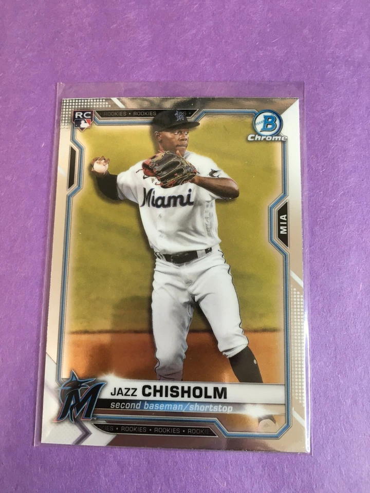 F167,499  2021 Bowman Chrome #57 Jazz Chisholm RC Miami Marlins - Изображение 1 из 1
