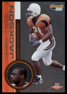 2001 Pacific Invincible #263 James Jackson Cleveland Browns - Image 1 of 2