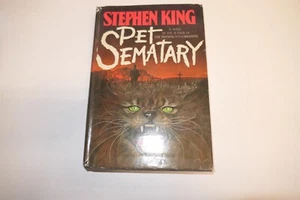 Pet Sematary Stephen King Stated First Edition 1983 Hardcover With Gutter Code - Imagen 1 de 10