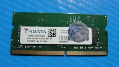 Dell 5570 ADATA 8GB 1Rx8 PC4-2400T Memory RAM SO-DIMM AO1P24HC8T1-BSFS - Image 1 of 2
