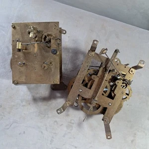 Junghans Clock Movements x2. Incomplete, For Spares. B08 & W203 - Picture 1 of 19