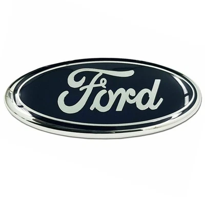 FORD TRANSIT GRIGLIA ANTERIORE BLU OVALE DISTINTIVO COFANO EMBLEMA 9" 06-14 MK6 MK7