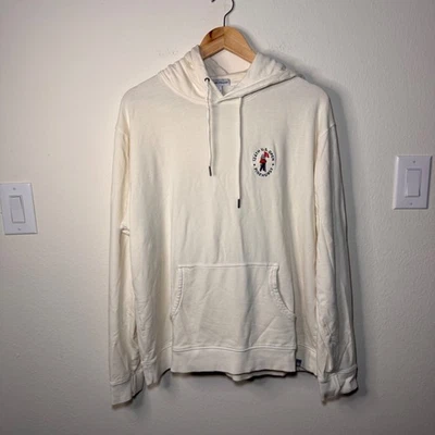Peter Millar 124th U.S. Open Pinehurst Lava Wash Garment-Dyed Hoodie Cream LG - Image 1 of 4