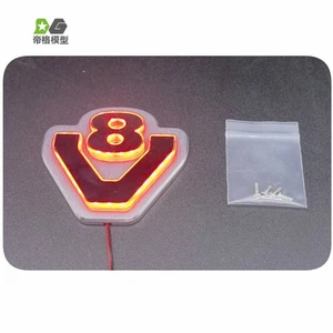 TAMIYA 1/14 RC Truck SCANIA V8 Aluminum Illumination Red - Picture 1 of 3