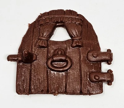 Винтажный грибной домик Schleich Smurfs деревянная дверь только пейо ПВХ 1970-е 80-е - Изображение 1 из 4