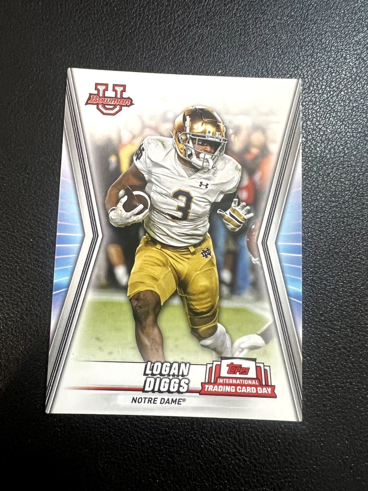 2023 Topps International Trading Card Day - Football Base Logan Diggs #NTCD-BF16 - Image 1 of 1