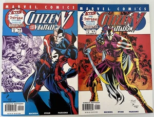 CITIZEN V AND THE V-BATTALION. NUMBER'S 1 & 3. (2 ISSUE 2001 LOT). MARVEL COMICS - Picture 1 of 11