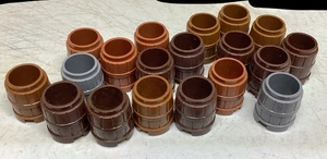 LEGO BULK LOT OF 19 CONTAINER BARRELS 2X2X2 #2489 - Picture 1 of 3