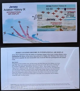 Jersey Stamps "Jersey Aviation History IX - Air Display" £2.50 M/S FDC 2007 - Picture 1 of 3