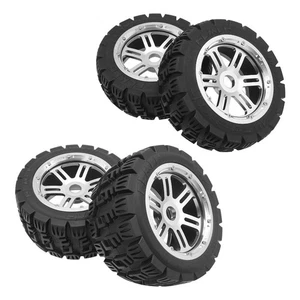 Kit de neumáticos de llanta hexagonal delantera y trasera de metal para RV 1/5 HPI Baja 5B FLMLF - Imagen 1 de 18