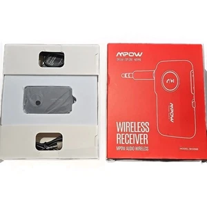MPOW BH298B WIRELESS BLUETOOTH RECEIVER 3.5MM AUX IN - Picture 1 of 1