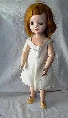 1950's  18" Madame Alexander MADELINE Doll Orig Shoes Slip Panties - Image 1 of 4