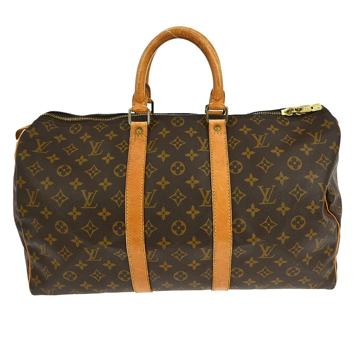 Louis Vuitton Keepall Leather Exterior Bags & Handbags for Women