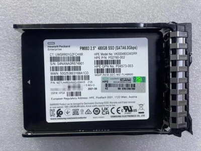 Compatible HPE P40497-B21 P41522-001 480GB 2.5"SATA 6G SSD Gen10 Plus V2 SSD NEW - Image 1 of 3