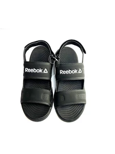 NEW Reebok Black Athletic Sandals Women Size 10 Fast Shipping - Picture 1 of 15