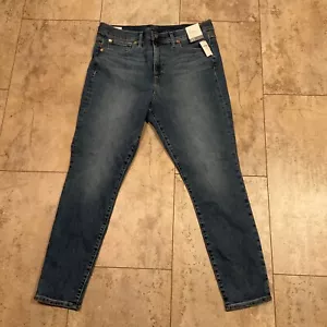 Gap True Skinny High Rise Jeans Womens Size 33/16 Medium Wash Blue Stretch NWT - Picture 1 of 12