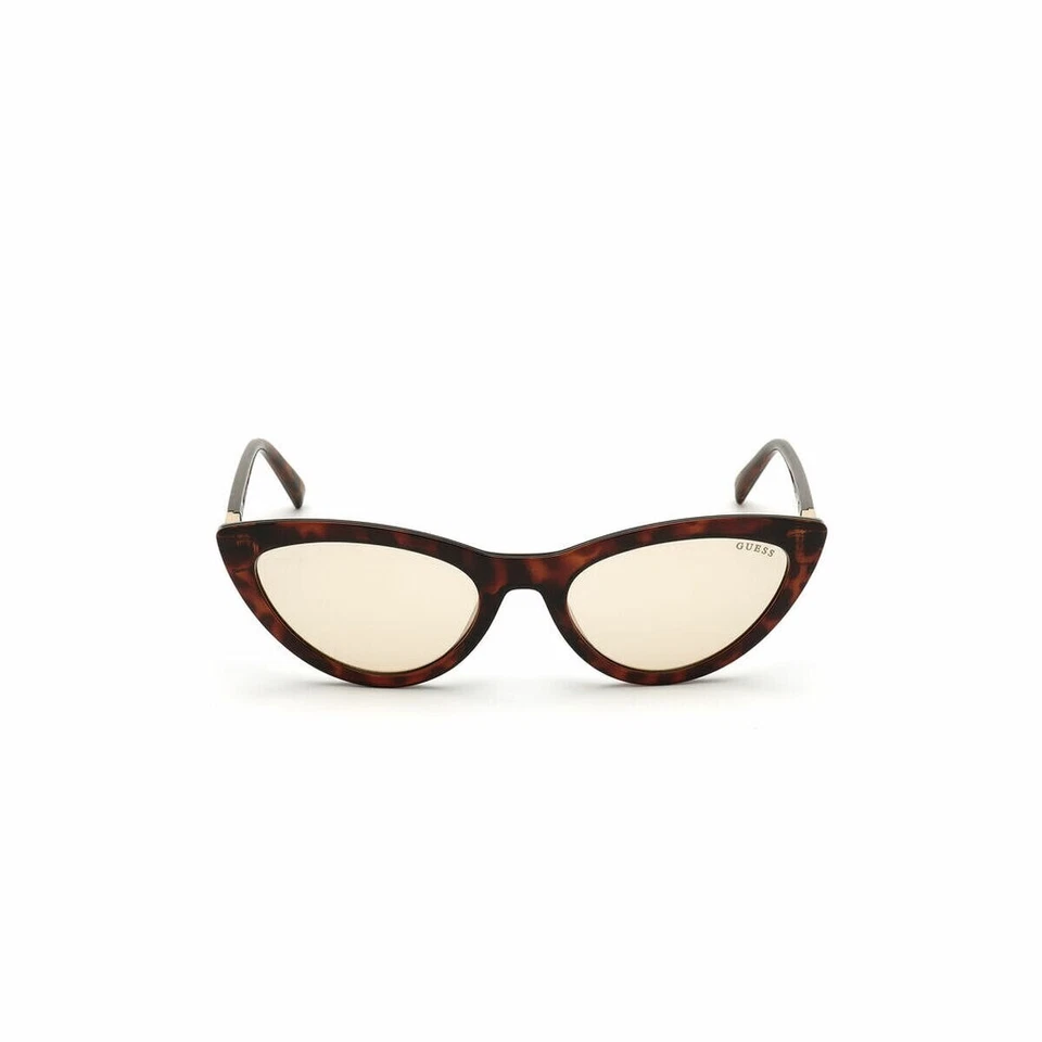 Guess GU3053 52G Brown Havana Sunglasses Plastic Cat Eye Mirror Frame 55-20-140 - Image 1 of 3
