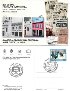 Este, Cartolina comm. : Teatro e Compagnia " Città di Este " 1914 -  2014 - CFNA - Picture 1 of 1
