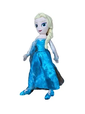 Disney Store Exclusive 24" PRINCESS ELSA Plush Doll Frozen Blue Eyes (A8) New - Image 1 of 4