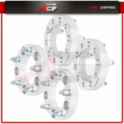 4X 5x5.5 1.25" Wheel Spacers 1/2"x20 For 1994-01 Dodge Ram 1500 Ford F-150 75-96 - Image 1 of 4