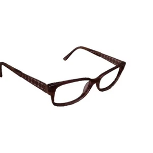 Liz Claiborne Glasses Frames L369 0FM3 Brown Geometric Design 54-15 140mm Chic - Picture 1 of 10