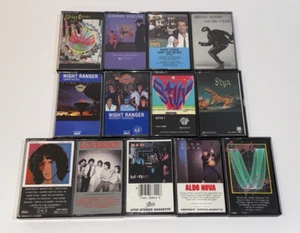 70s 80s Rock Cassette Lot Living Colour Styx Night Ranger Bryan Adams Survivor - Picture 1 of 4