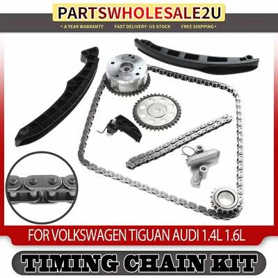 9x Engine Timing Chain Kit w/ VVT Sprocket for Audi A3 A1 Volkswagen Polo Seat - Image 1 of 4
