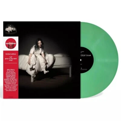 BILLIE EILISH WHEN WE ALL FALL ASLEEP GLOW IN THE DARK VINYL EXCLUSIVE LP SEALED - Image 1 of 4