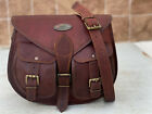 13 Inch Vintage Leather Messenger Shoulder Bag Cross Body Purse (Handmade Bags)