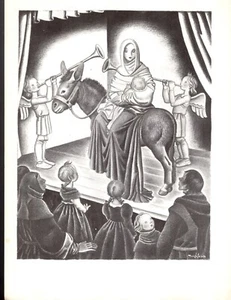 Illustration Gustaf Tenggren Christmas - Picture 1 of 1