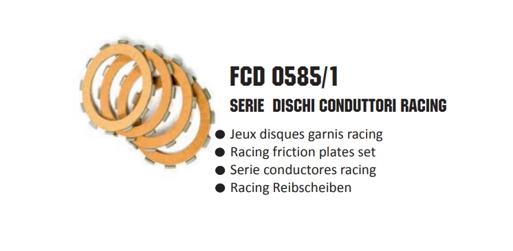 FERODO Dischi Frizione SINTER Per Derbi SENDA 50 SUPERMOTARD 2000 > - Immagine 1 di 1