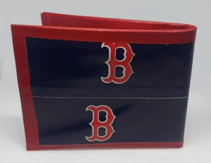 Boston Red Sox Bi-Fold Duct Tape Wallet MLB baseball handmade minimalist duck - Picture 1 of 3
