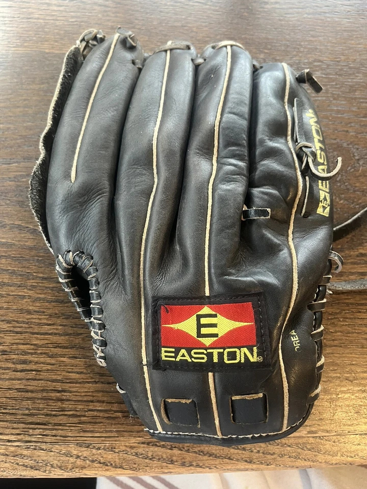 Guante de béisbol Easton 12,5” EX126B Black Magic Series LHT de cuero con guante de softbol Foto 1 de 4