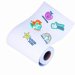 13 inch x 65.6 ft Printable Vinyl Sticker Paper Roll, Matte White Water-Resis... - Picture 1 of 5