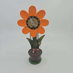 Cuckoo Clock Flower Miniature Mini Black Forest Germany Wind Up - Picture 1 of 5
