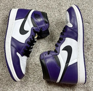 Air Jordan 1 Retro OG High Court Purple 2.0 Men’s Size 11 US 555088-500 - Picture 1 of 6