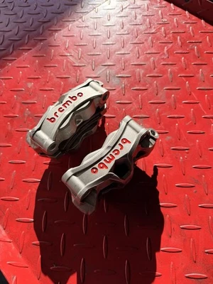 18-24 Ducati Panigale V4 V4S V4R FRONT RIGHT LEFT BREMBO BRAKE CALIPERS PADS OEM - Image 1 of 4