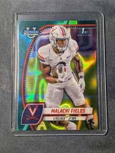 Malachi Fields 2024 Bowman University Teal Lava 1st Bowman Virginia - Picture 1 of 2