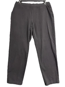 Pure Jill Affinity French Terry Knit Pants XL Petite Black Pima Cotton Casual - Picture 1 of 11