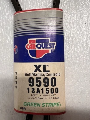 Car Quest Belt XL 9590 Green Stripe NOS - Image 1 of 3