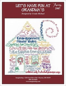 Let's Have Fun At Grandma's Counted Cross Stitch Pattern by Ursula Michael~2958 - Picture 1 of 2