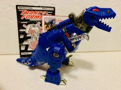 G2 Dinobots: vintage Grimlock DARK BLUE tyrannosaurus 3rd release nr comp lot G1 - Image 1 of 2