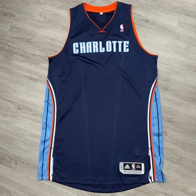 Charlotte Bobcats Pro Cut adidas Rev30 Jersey 2XL +2 Authentic Team Issue Game - Image 1 of 4