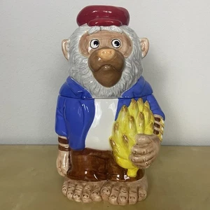 Tarro de galletas de cerámica Bananas Gorilla, The Busy Word Of Richard Scary 1994 OGGI - Imagen 1 de 14