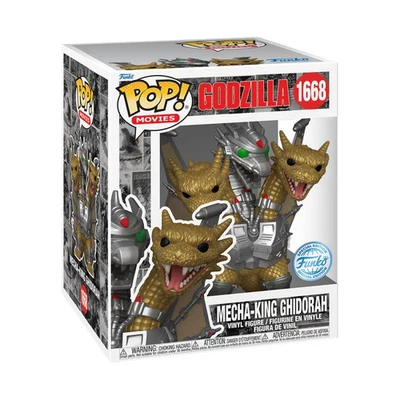 Godzilla: 70 Aniversario - Mecha-King Ghidorah 6" Pop! Vinilo [RS] Foto 1 de 4